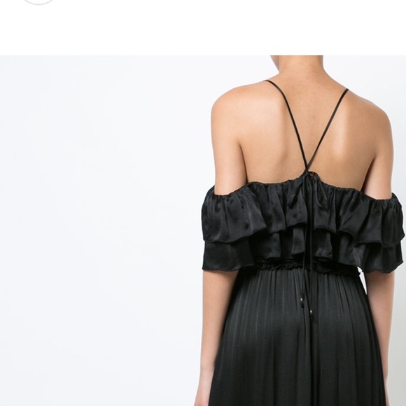 Ulla Johnson cold shoulder ruffle gown - Picture 5 of 14